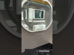 PVC simple blanc de 70cm sous le Cabinet d'évier avec la forme carrée légère