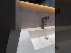 Vanité de salle de bains de SONSILL avec l'évier simple 80*45*50cm fixés au mur